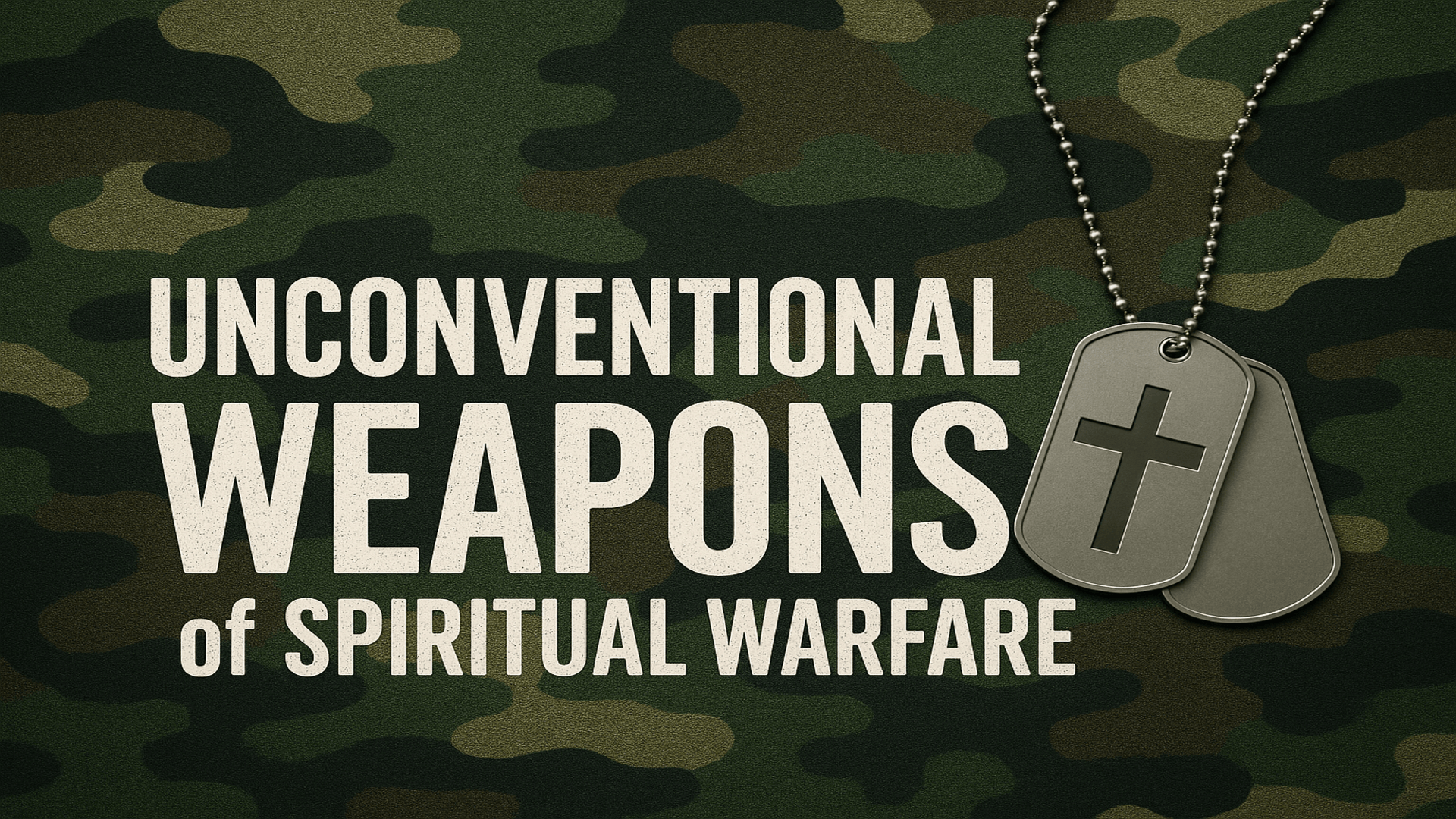 Unconventional Weapons: Purpose