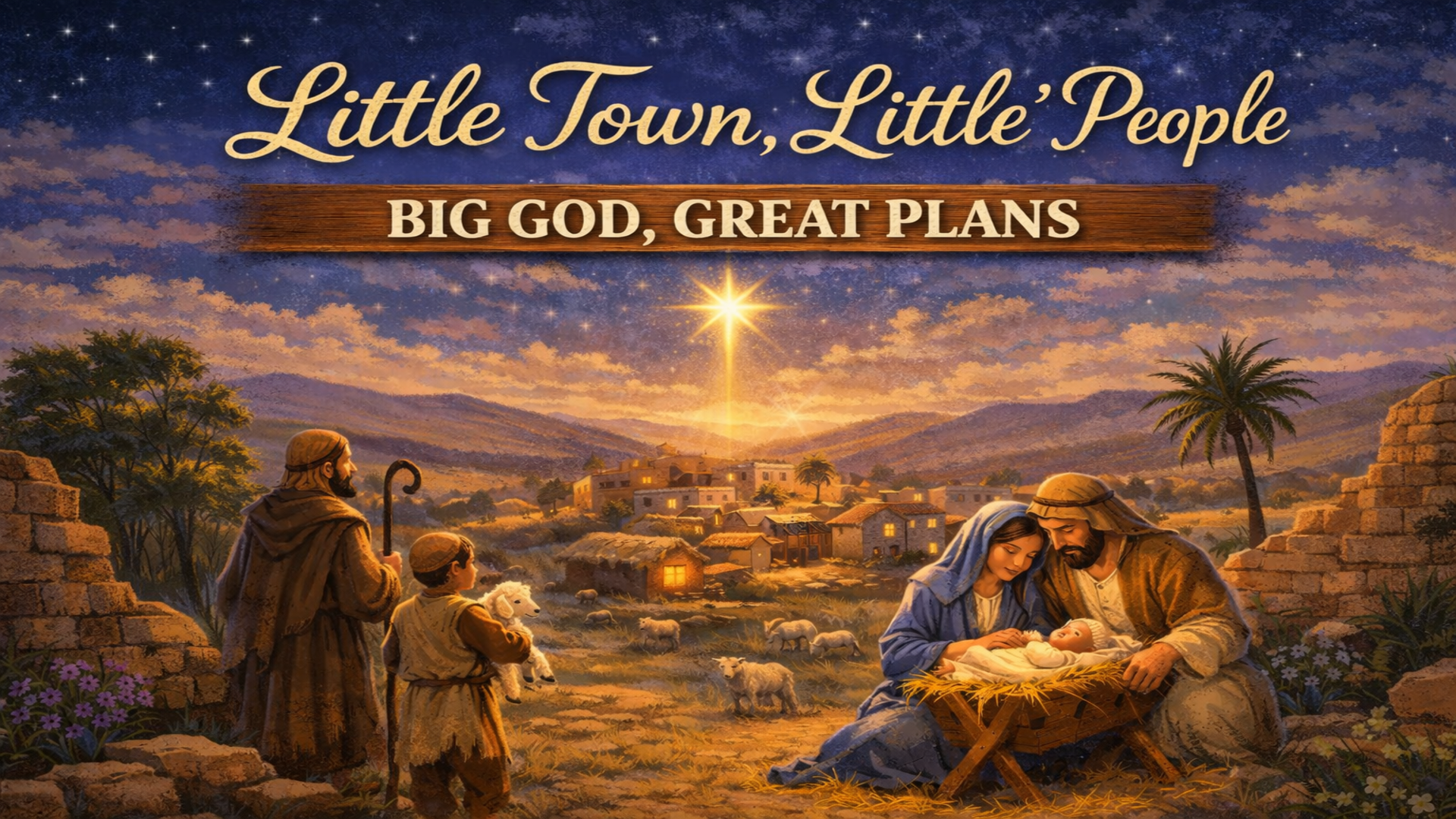 Little town, ‘Little’ people - Big God, Great Plans!